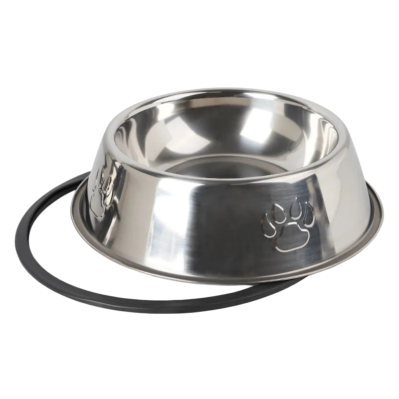 Ciotola antiscivolo in acciaio inox per cane e gatto