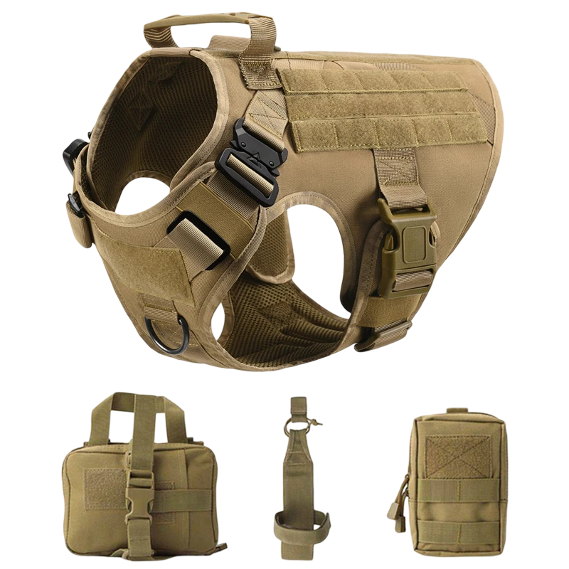 Pettorina per cani stile militare