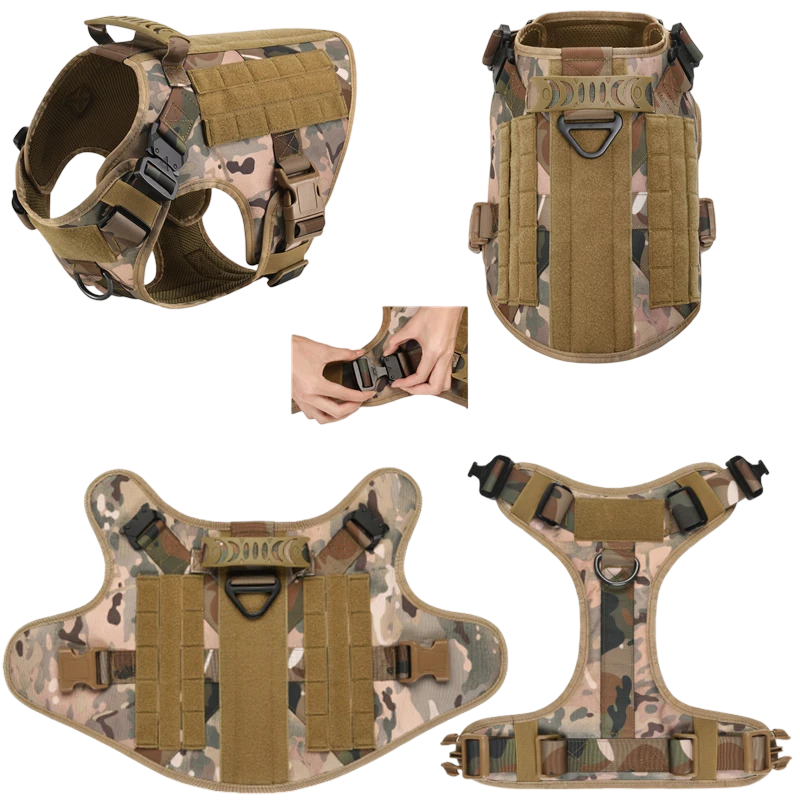 Pettorina per cani stile militare
