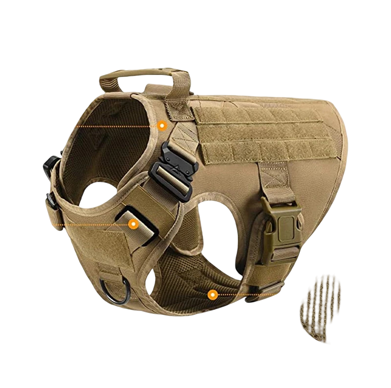 Pettorina per cani stile militare