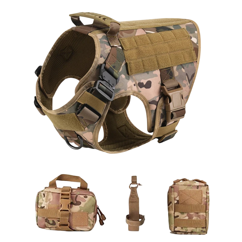 Pettorina per cani stile militare