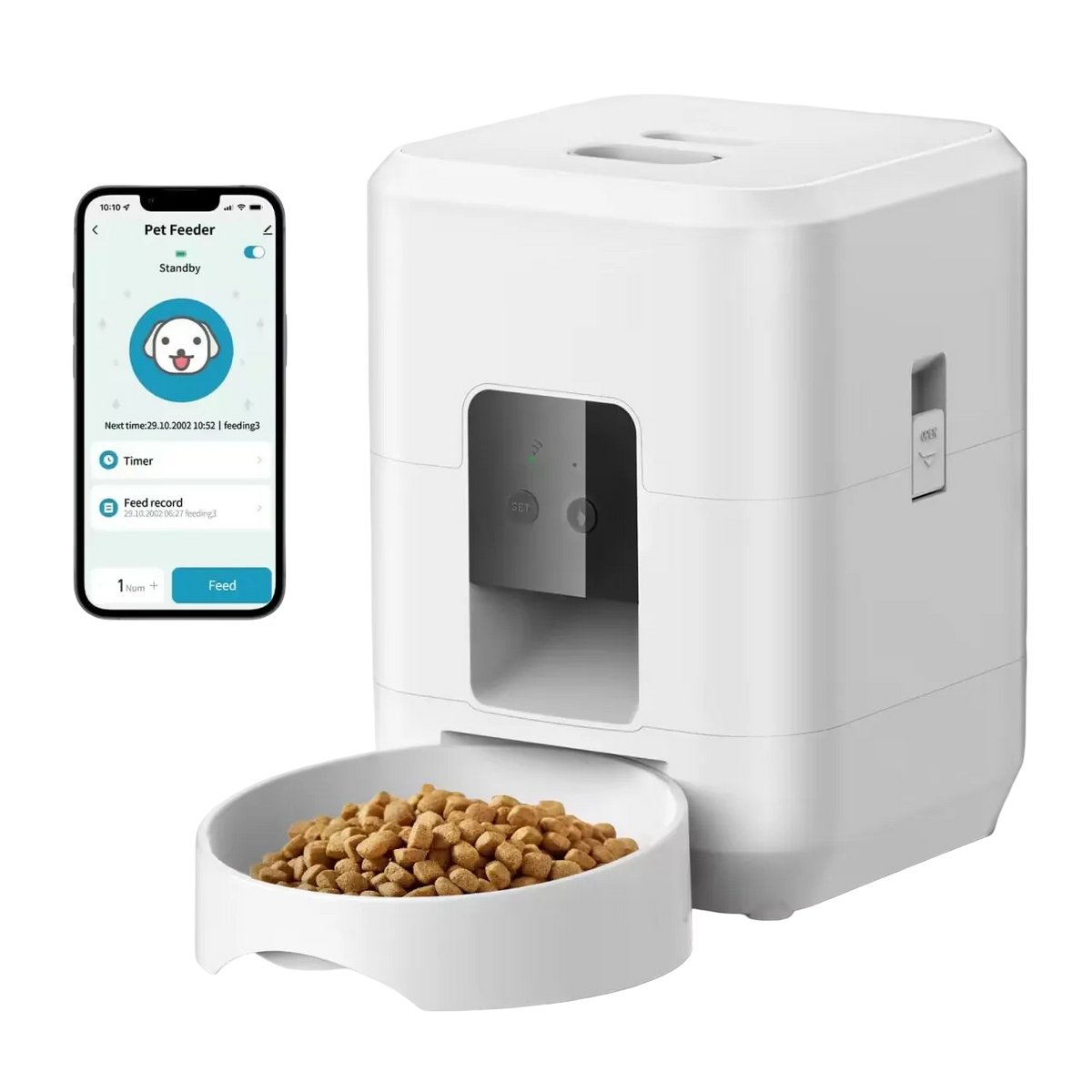 Distributore automatico cibo per gatti