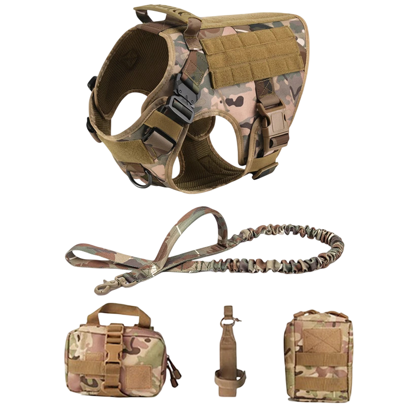 Pettorina per cani stile militare
