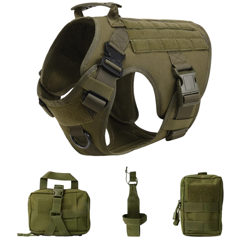 Pettorina per cani stile militare